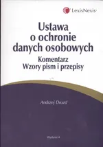 Ustawa o ochronie danych osobowych - Outlet - Andrzej Drozd