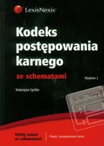 Kodeks postepowania karnego ze schematami - Outlet - Katarzyna Sychta