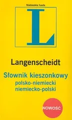 L. Słownik kieszonkowy polsko - niemiecki niemiecko - polski - Outlet