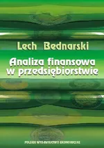 Analiza finansowa w przedsiębiorstwie - Outlet - Lech Bednarski