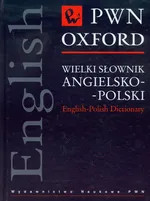 Wielki słownik angielsko polski PWN Oxford + CD - Outlet