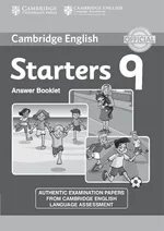 Cambridge English Young Learners 9 Starters Answers Booklet