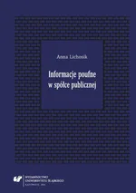 978-83-8012-913-9 - 05 Obowiązki informacyjne związane z informacją poufną, cz. 2  - Anna Lichosik