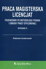 Praca magisterska Licencjat - Radosław Zenderowski