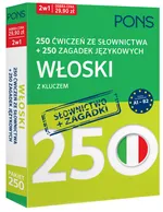 250 ćwiczeń ze słownictwa Włoski + 250 zagadek