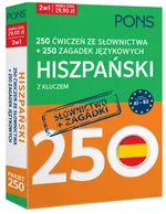 250 ćwiczeń ze słownictwa Hiszpański + 250 zagadek