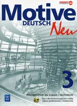 Motive Deutsch Neu 3 Podręcznik z płytą CD Zakres postawowy i rozszerzony - Jarząbek Alina Dorota