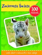 Zwierzęta Świata książeczka z plakatem i 100 naklejek