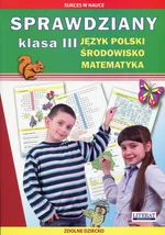 Sprawdziany 3 Język polski Środowisko Matematyka