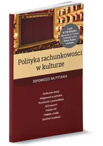 Polityka rachunkowości w kulturze - Ewa Ostapowicz
