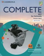 Complete Key for Schools Teacher's Book with Downloadable Class Audio and Teacher's Photocopiable Worksheets - Rod Fricker