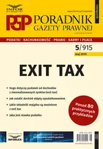 Exit Tax - Mariusz Makowski