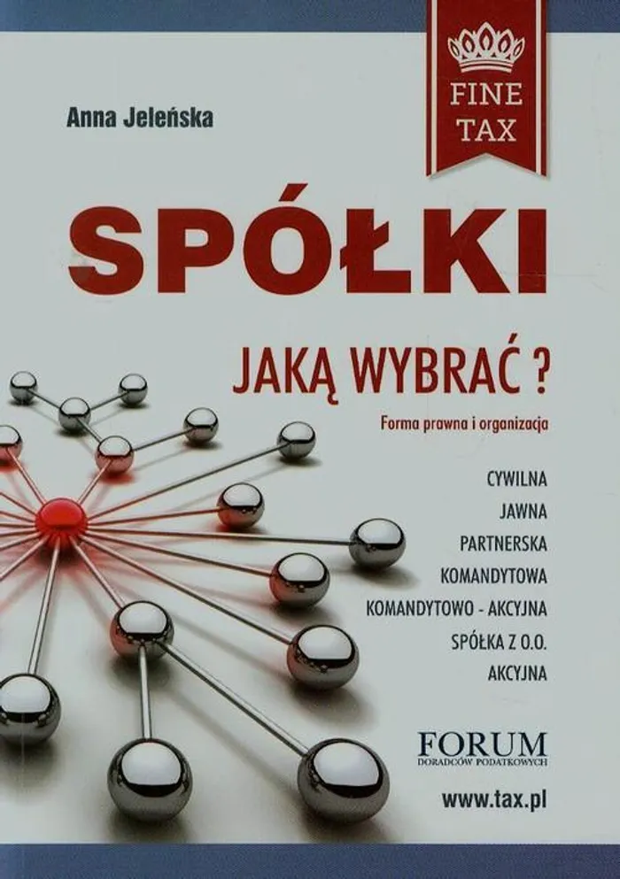 Spolki Jaka Wybrac Forma Prawna I Organizacyjna Anna Jelenska