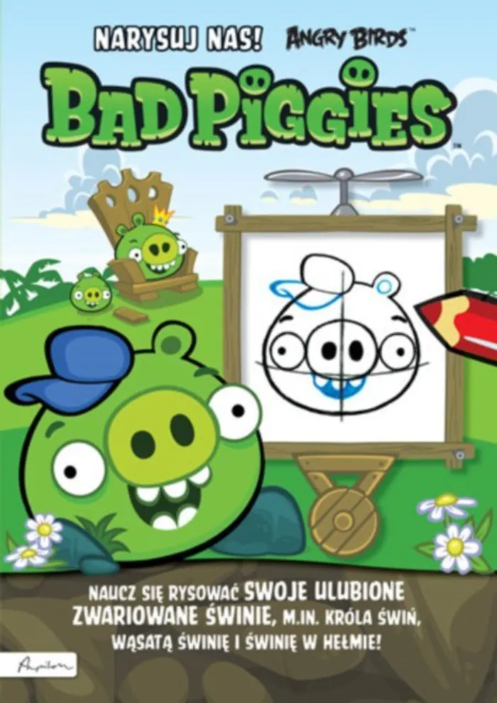 Bad Piggies Narysuj Nas Ksiazka Ksiegarnia Medyczna Pzwl