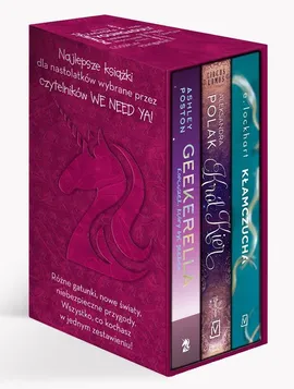 Bestsellerowe powieści dla młodych dorosłych: Pakiet Geekerella, Król kier, Kłamczucha - Emily Lockhart, Aleksandra Polak, Ashley Poston