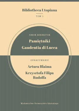 Pamiętniki Gaudentia di Lucca - Simon Berington