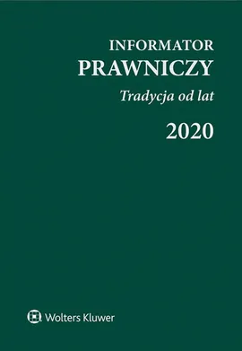 Informator Prawniczy 2020 Tradycja od lat zielony