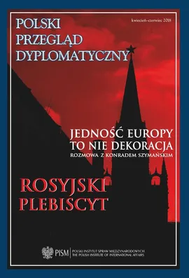 Polski Przegląd Dyplomatyczny 2/2018 - Recenzje