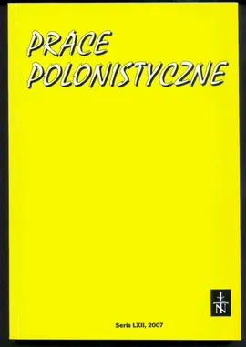 Prace Polonistyczne t. 62/2007 - Praca zbiorowa
