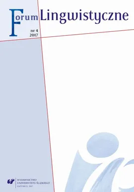 "Forum Lingwistyczne" 2017, nr 4 - 13 Varia – Sprawozdanie z konferencji naukowej "Zaburzenia płynności mowy – teoria i praktyka. Edycja II" (Katowice, 25–26 sierpnia 2016) 
