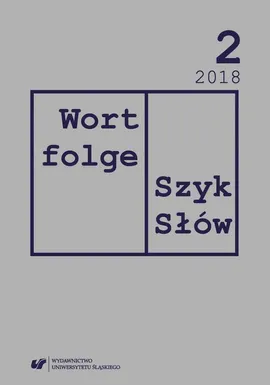 „Wortfolge. Szyk Słów” 2018, nr 2 - 01 Ondyny i meluzyny we współczesnej niemieckojęzycznej literaturze kobiet (Bachman, Neuwirth, Frischmuth)