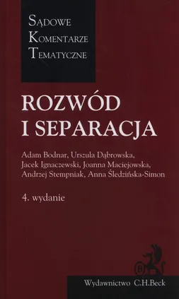 Rozwód i separacja - Adam Bodnar, Urszula Dąbrowska, Jacek Ignaczewski, Joanna Maciejowska, Andrzej Stempniak