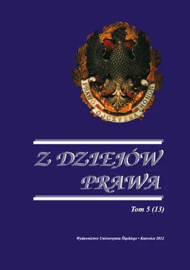 Z Dziejów Prawa. T. 5 (13) - 07 Proces utvárania Slovenských hraníc ako štátnych hraníc ČSR (historické a právne aspekty)