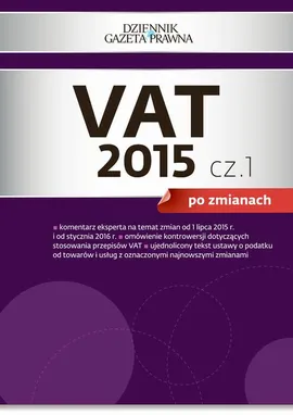 VAT 2015 po zmianach cz. 1 - Tomasz Krywan