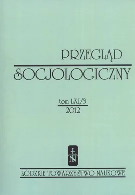 Przegląd Socjologiczny t. 61 z. 3/2012 - Praca zbiorowa