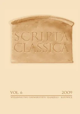 Scripta Classica. Vol. 6 - 01 Poetic Inspiration in Homer’s "Iliad" and "Odyssey"