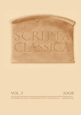 Scripta Classica. Vol. 5 - 04 "Un nuovo patto" (LXX: Ger 38,31–34) Struttura letteraria di un’antica profezia nella versione greca dei Settanta