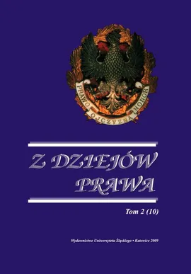 Z Dziejów Prawa. T. 2 (10) - 10 "Kierownicza rola PZPR" w strukturze powstającego w 1968 roku Uniwersytetu Śląskiego i jej przełamanie