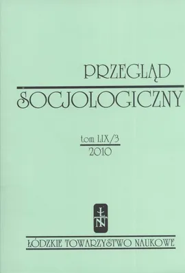 Przegląd Socjologiczny t. 59 z. 3/2010 - Praca zbiorowa