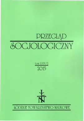Przegląd Socjologiczny t. 64 z. 2/2015 - Praca zbiorowa