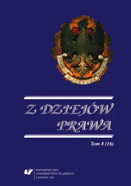 Z Dziejów Prawa. T. 8 (16) - 03 Kwestia odpowiedzialności karnej żołnierzy za działanie na rozkaz w Kodeksie karnym Wojska Polskiego z 1944 r.