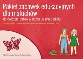 Pakiet zabawek edukacyjnych dla maluchów do ćwiczeń i zabaw w domu i  w przedszkolu