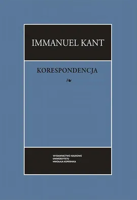 Korespondecja - Immanual Kant