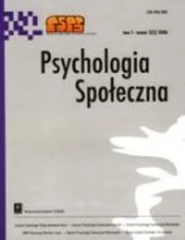 Psychologia Społeczna nr 2(4)/2007