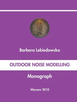 Outdoor noise modelling - Barbara Lebiedowska