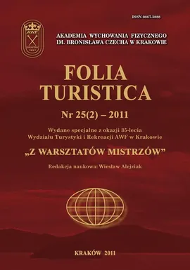 Folia Turistica Nr 25(2) – 2011 - Praca zbiorowa
