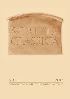 Scripta Classica. Vol. 9