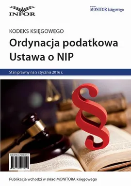 Kodeks-księgowego, Ordynacja podatkowa, NIP 2016 - Infor Pl