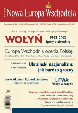 Nowa Europa Wschodnia 1/2013. Wołyń - Praca zbiorowa