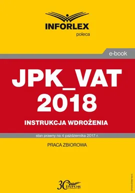 JPK_VAT 2018 Instrukcja wdrożenia - Infor Pl