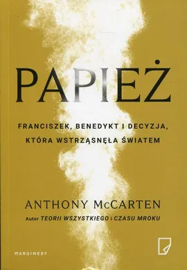 Papież - Anthony McCarten, Jan Wąsiński, Maria Jaszczurowska