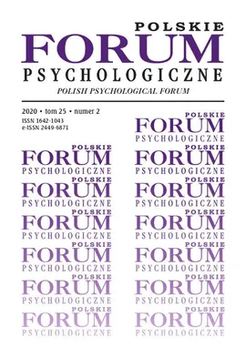 Polskie Forum Psychologiczne tom 25 numer 2 - Hanna Liberska