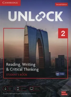 Unlock 2 Reading, Writing, & Critical Thinking Student's Book - Michele Lewis, Chris Sowton, Richard ONeill