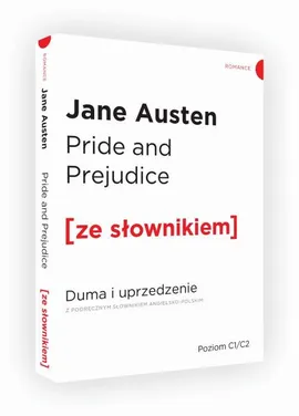 Pride and Prejudice Duma i uprzedzenie z podręcznym słownikiem angielsko-polskim - Jane Austen