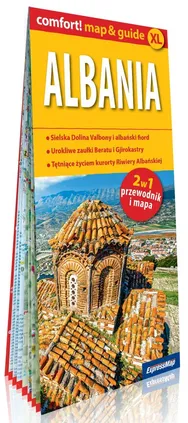 Albania laminowany map&guide (2w1: przewodnik i mapa) - Izabela Nowek