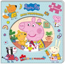 Peppa Pig Książka z puzzlami Mali pomocnicy
